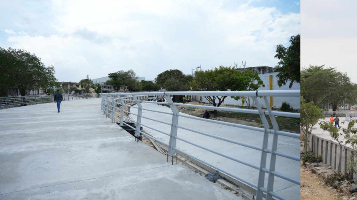 Así es como el parque se basa en el peligroso Arroyo de Barranquilla