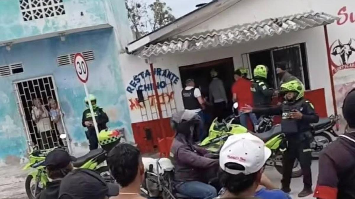La operación antiextorsion terminó con un presunto delincuente muerto