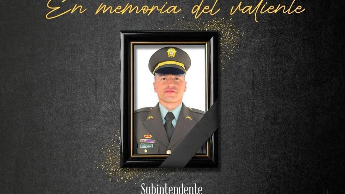 Murió subintendente de la policía de Remedios, Antioquia, que fue víctima de un tiro en la cabeza el lunes