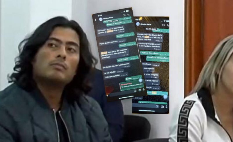 Día Vásquez muestra chats en medio de la controversia con Nicolás Petro para quien se quedó con lujoso Mercedes Benz