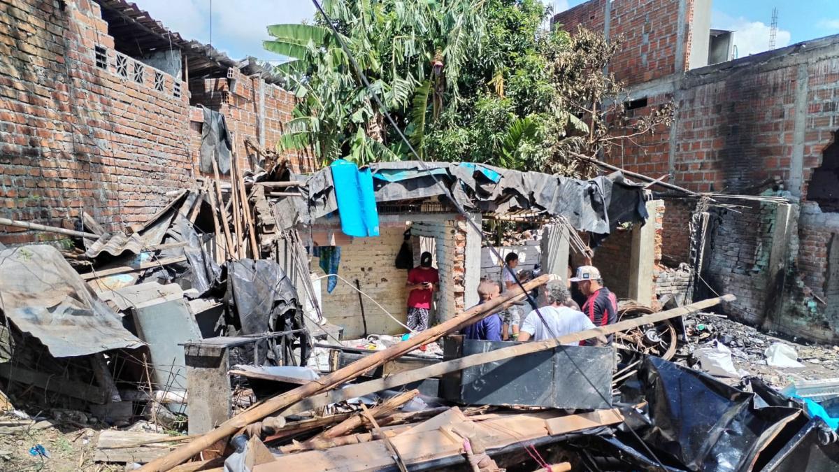 Emergencia en Zarzal debido a la explosión de una tienda polvorienta: siete personas resultaron heridas