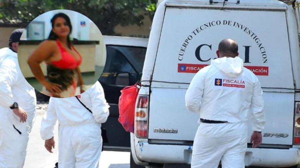 Entrega de presunta feminicida de Clara Milena Álvarez en la oficina del fiscal