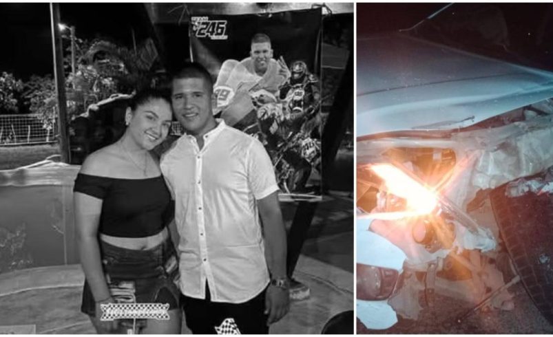 Esta fue la pareja motociclista que murió cuando había sido abrumado por un automóvil que sería de la fiscalía en Huila