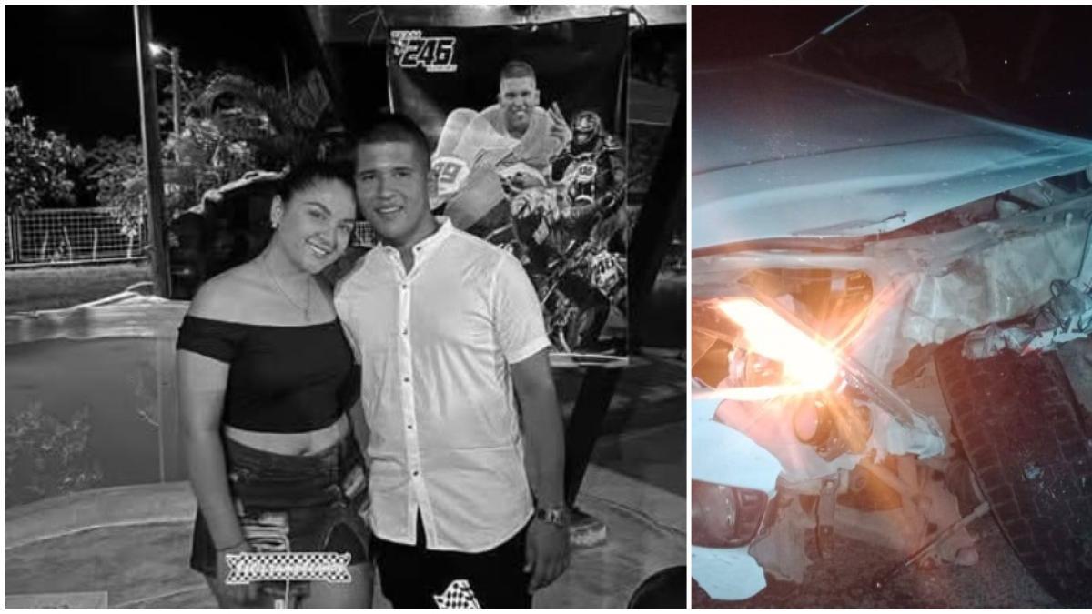 Esta fue la pareja motociclista que murió cuando había sido abrumado por un automóvil que sería de la fiscalía en Huila