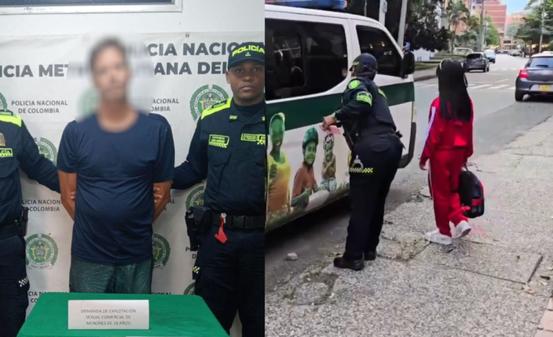 La captura en flagrancia, la tarjeta falsa y el negocio del extranjero capturados en Medellín por abuso infantil