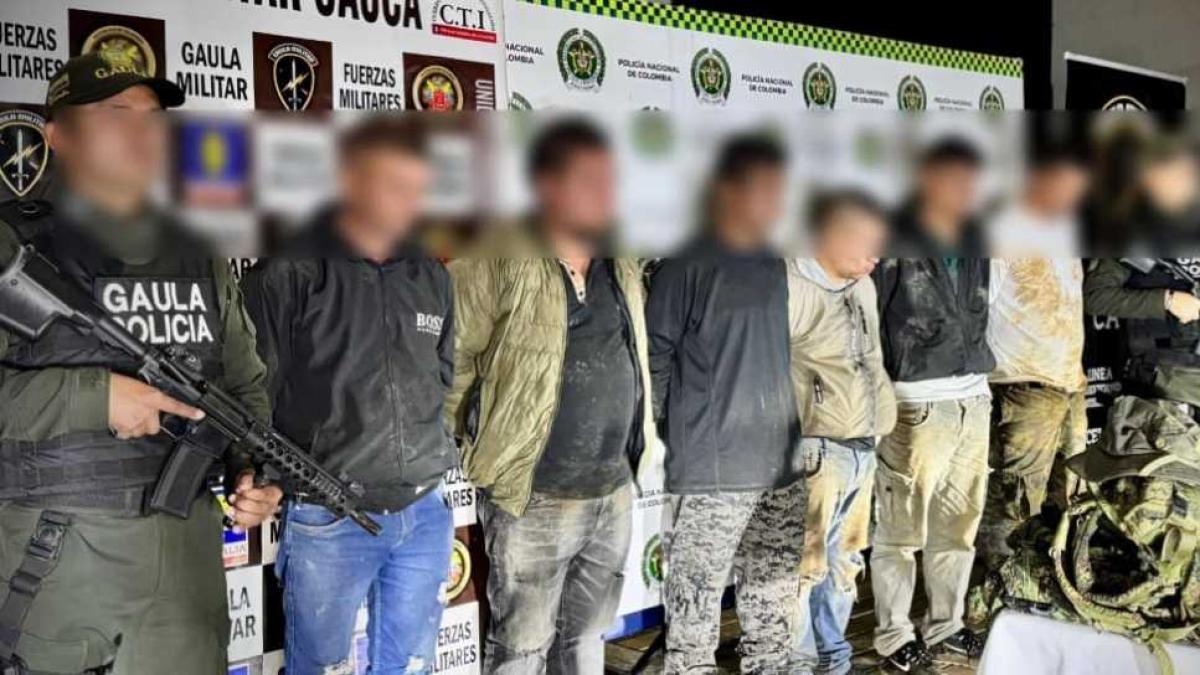 Por lo tanto, tres empresarios antioquios que habían sido secuestrados en Cauca fueron rescatados: Banda fue desmantelado