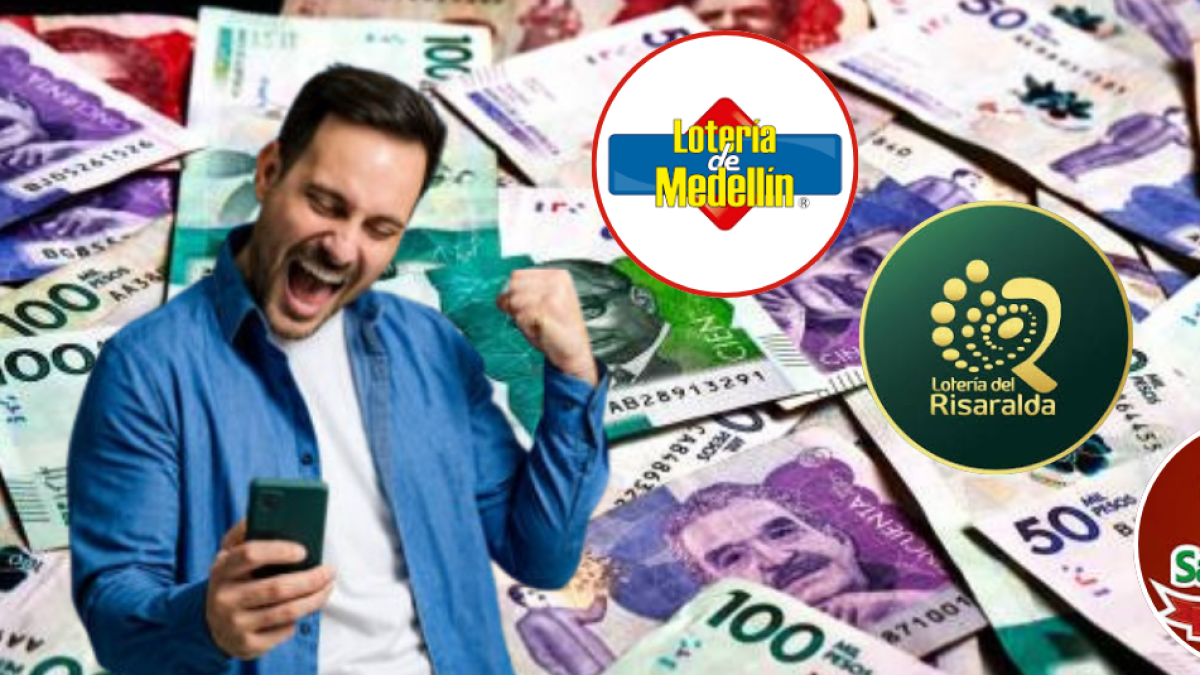 Resultados de Medellín Lottery, Santander Lottery y Risarald Lottery del último 25 de abril.