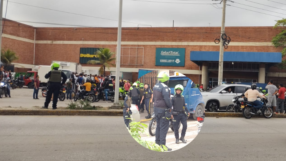 Intento de robar un automóvil de existencias de un tiroteo en el Centro Comercial Metropolitano de Barranquilla