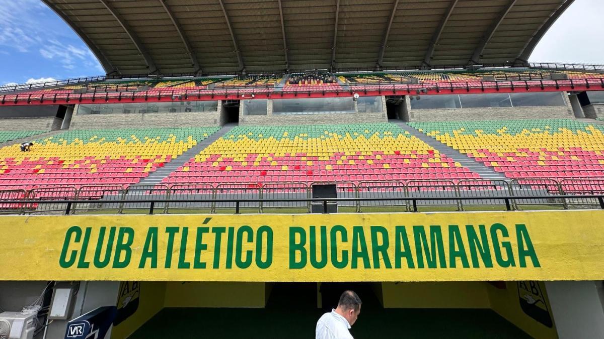 Muestran una fuerte operación de seguridad después de la fiesta entre el Atlético Bucaramanga y las carreras de Argentina