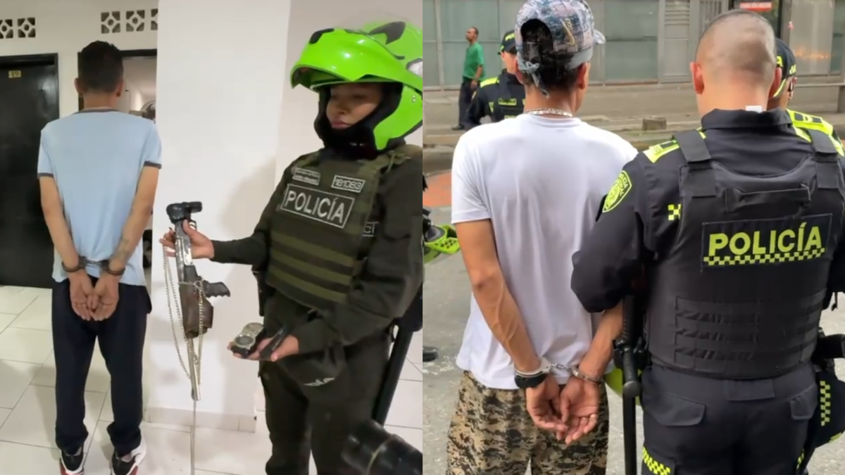 137 Armas incautadas, 11 establecimientos suspendidos y una capturada por homicidio después de la megaoperativa en Medellín