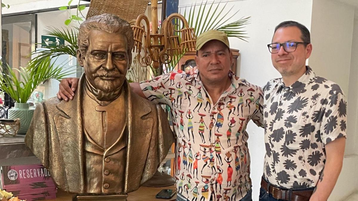 El busto de Juan José Nieto, el único presidente negro, llega a la casa de Nariño, en un acto de justicia histórica