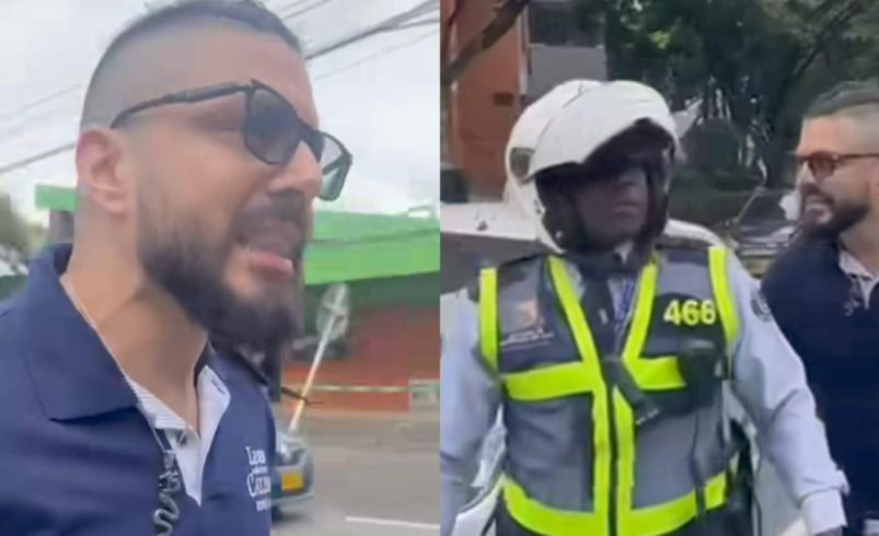 El hombre que hizo comentarios racistas a un agente de tránsito en Cali podría ir a la cárcel: el empleador lo sancionó