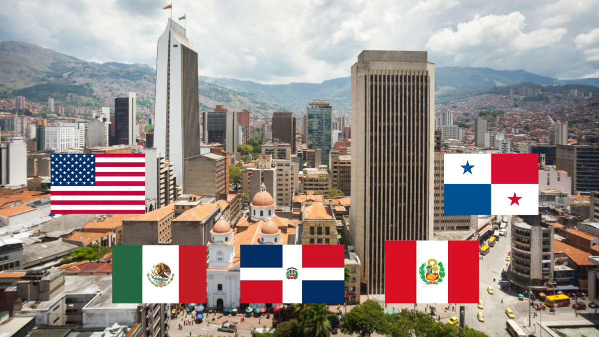 Los turistas estadounidenses lideran la clasificación de extranjeros que más viajan a Medellín; Esta es la lista completa

 – Tinta clara