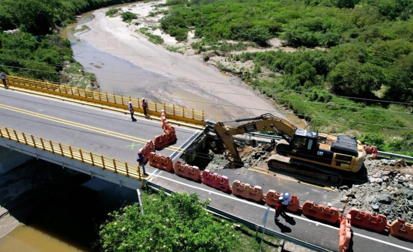 Calificación parcial en 15 días después del daño al puente de Juan de Acosta