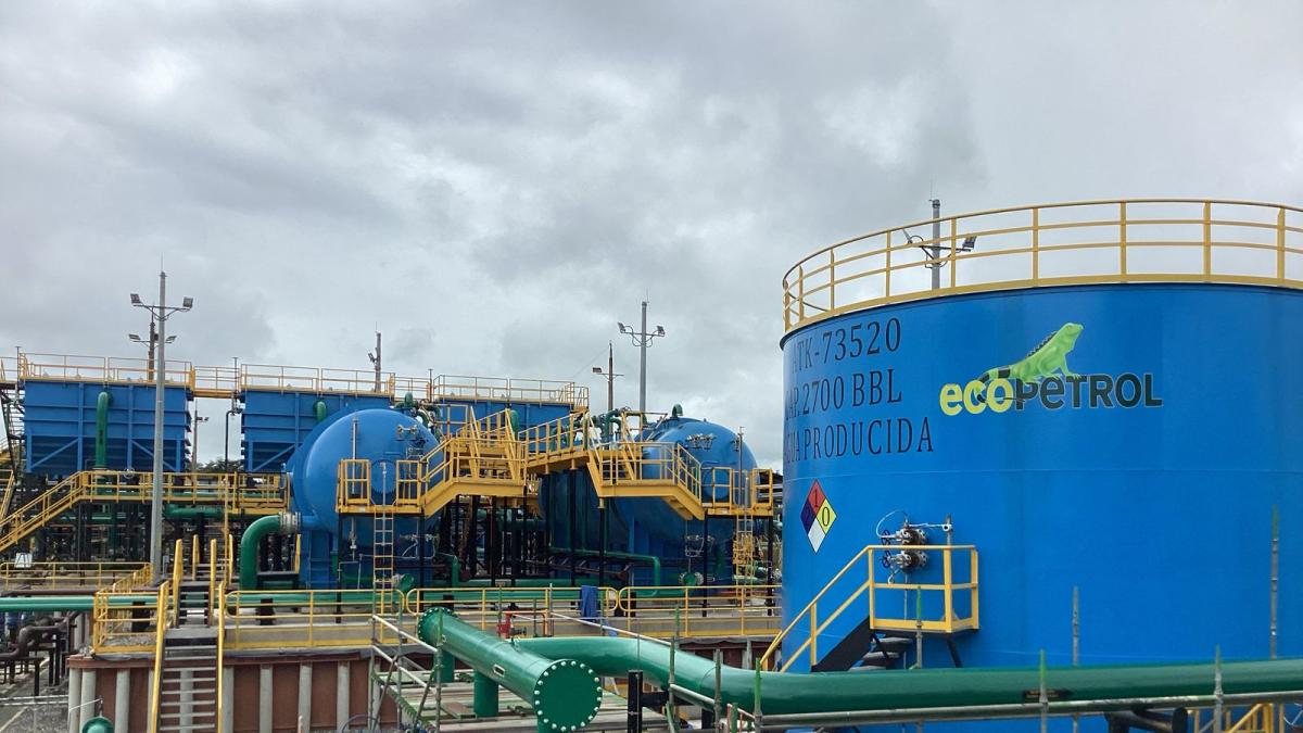 El nuevo sistema de tratamiento de agua permitirá un aumento en el ekopetrol para aumentar la producción de petróleo en orden