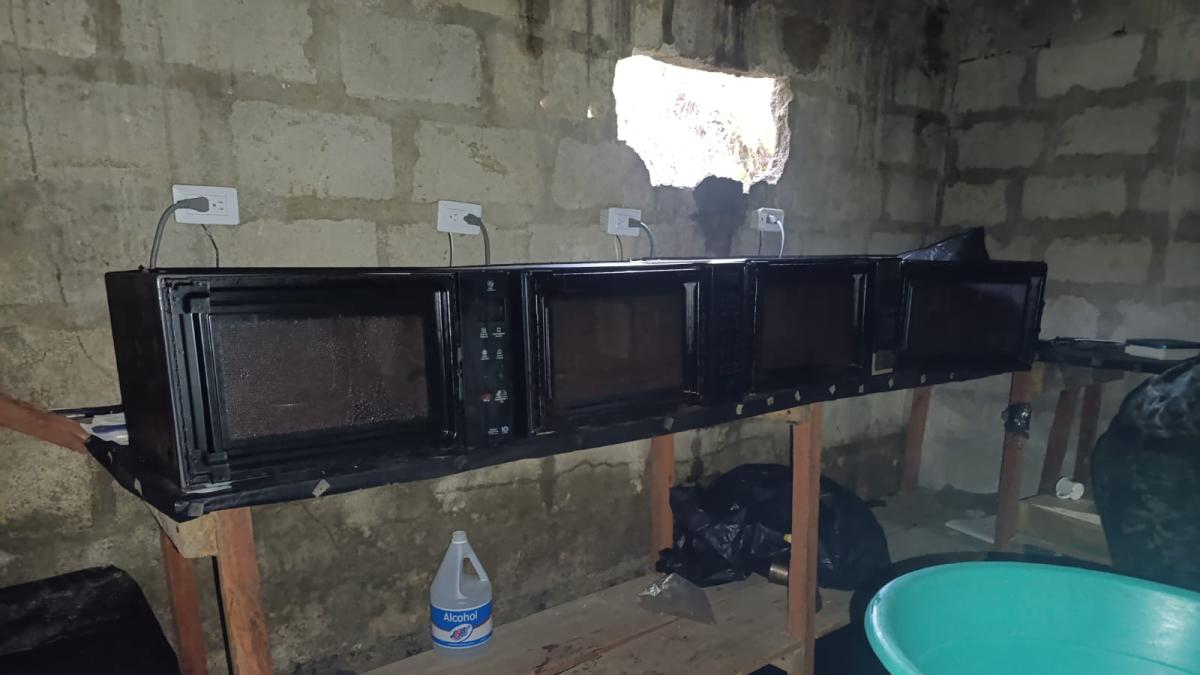 Lo que se encontró en el laboratorio para el procesamiento de cocaína del Eln desmantelado en César