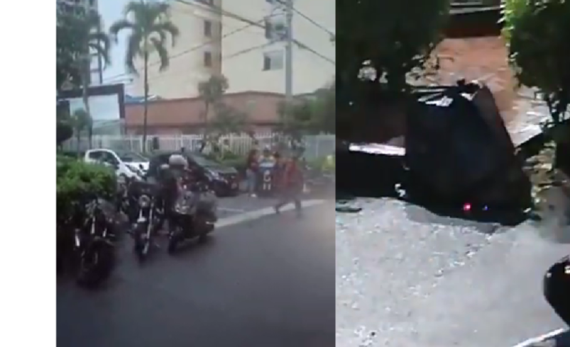 Panic en Bucaramanga College de Black Bag con luz sospechosa; Esto encontró a las autoridades dentro