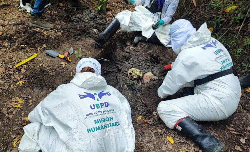 Por lo tanto, la unidad de búsqueda de las personas dada por las faltantes restos de hueso recuperado de dos cuerpos en Jamundí