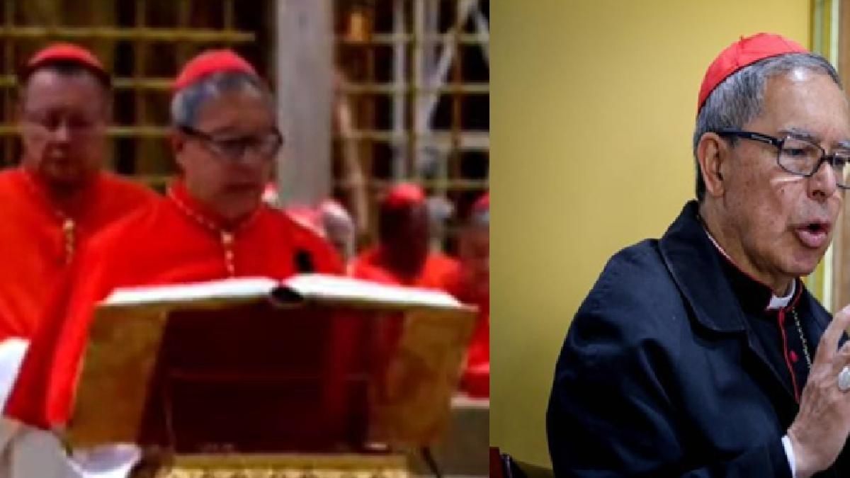 Primera aparición en el juramento del único cardenal colombiano que participa en el cónclave para la elección del Papa
