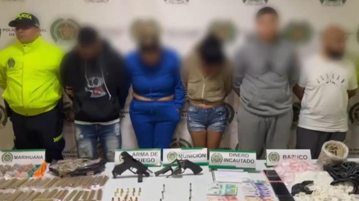Seis capturas y más de 9,000 dosis incautadas en funcionamiento contra el microtraficeo en el vecindario antioquia
