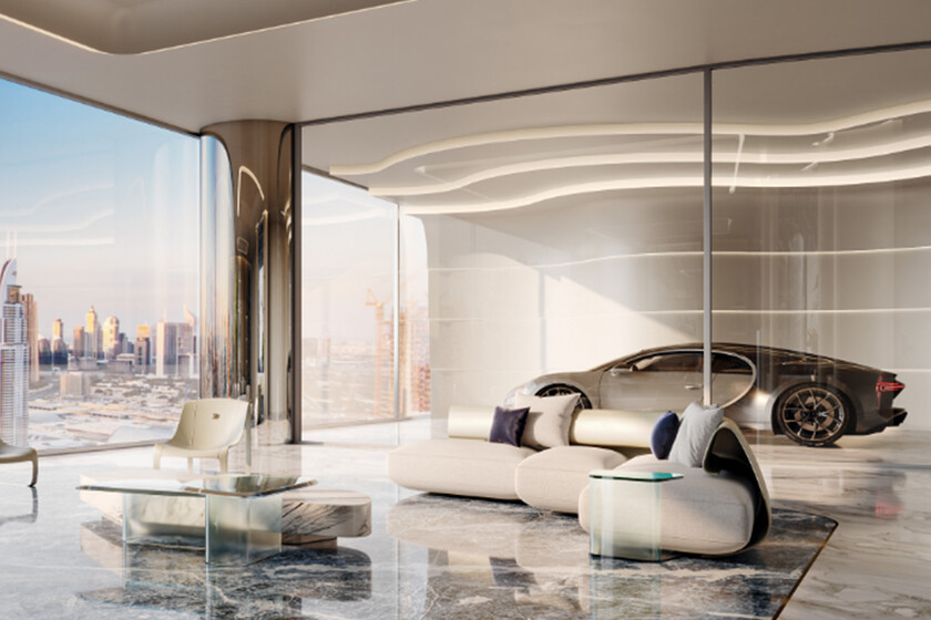 Dubai está construyendo dos edificios firmados por Bugatti. Eso significa poder estacionar su superdeportivo en el salón de 52 pisos

 – Tinta clara