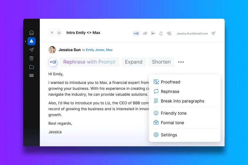 convert email into a list of tasks
 – Tinta clara