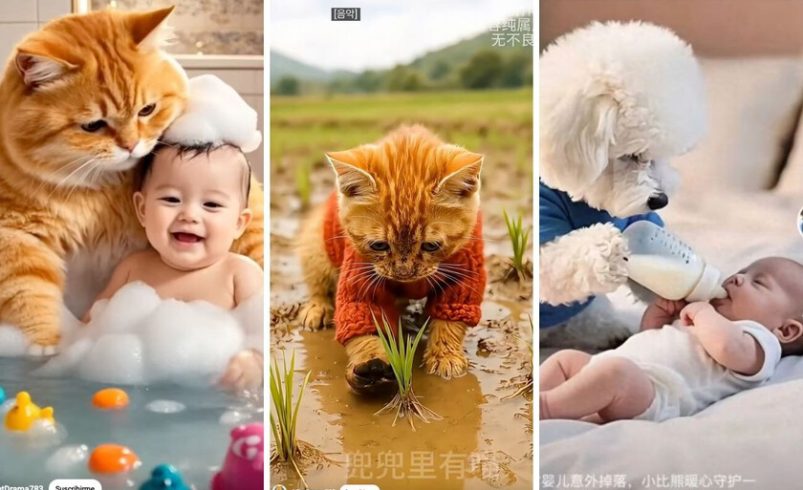 Nada como un perro o un gato que se comporta como una persona. Por eso los dramas de mascotas hechos con Ia

 – Tinta clara