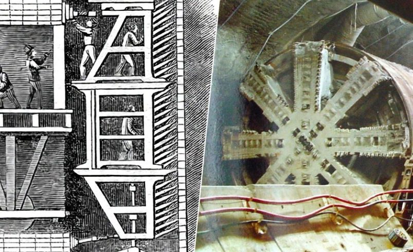 Los túneladores modernos son monstruos auténticos en comparación con los de 1950. Lo paradójico es que son igualmente lentos

 – Tinta clara