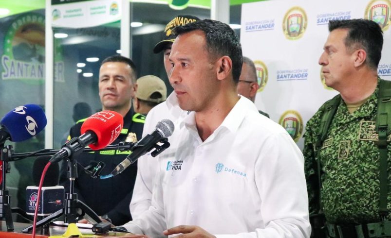 ¿Cómo está Santander en extorsión y crimen? Esto le dio al Ministro de Defensa durante su visita a Floridablanca

 – Tinta clara