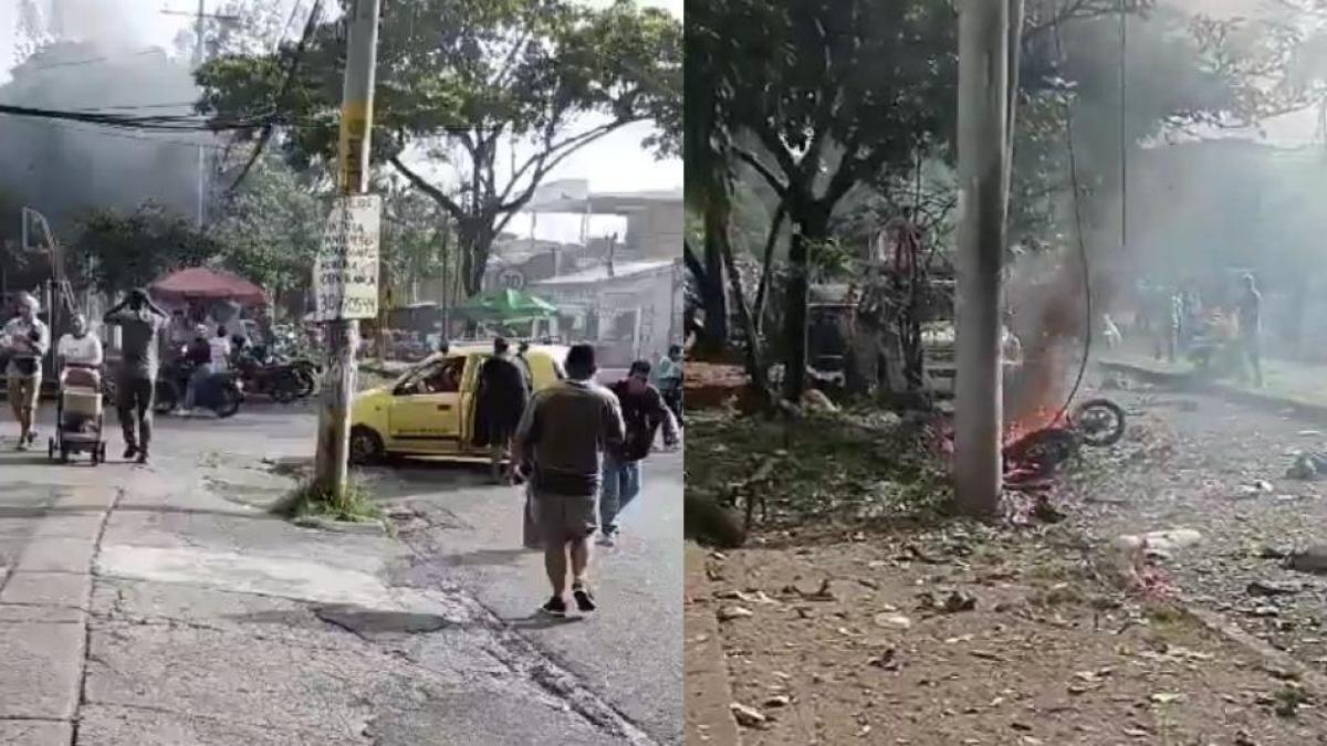 Las autoridades informaron explosiones en el sur y este de Cali

 – Tinta clara