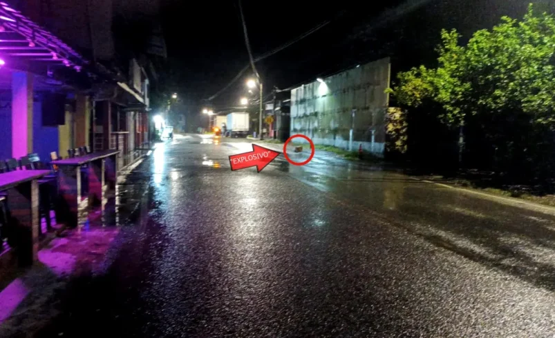 Artefacto explosivo detonado cerca del mando policial de Puerto Valdivia

 – Tinta clara