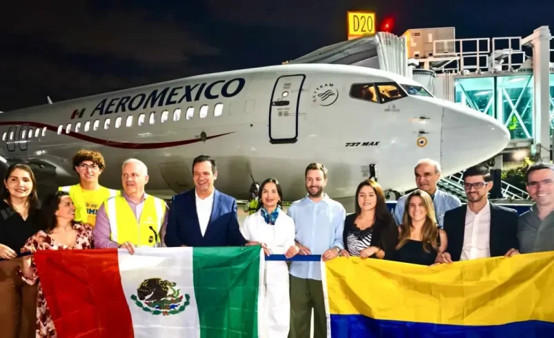 Por lo tanto, los vuelos de Aeroméxico funcionan, una aerolínea que por primera vez aterrizó en la Bonilla: «¡Muy spot, visita Valle!»

 – Tinta clara