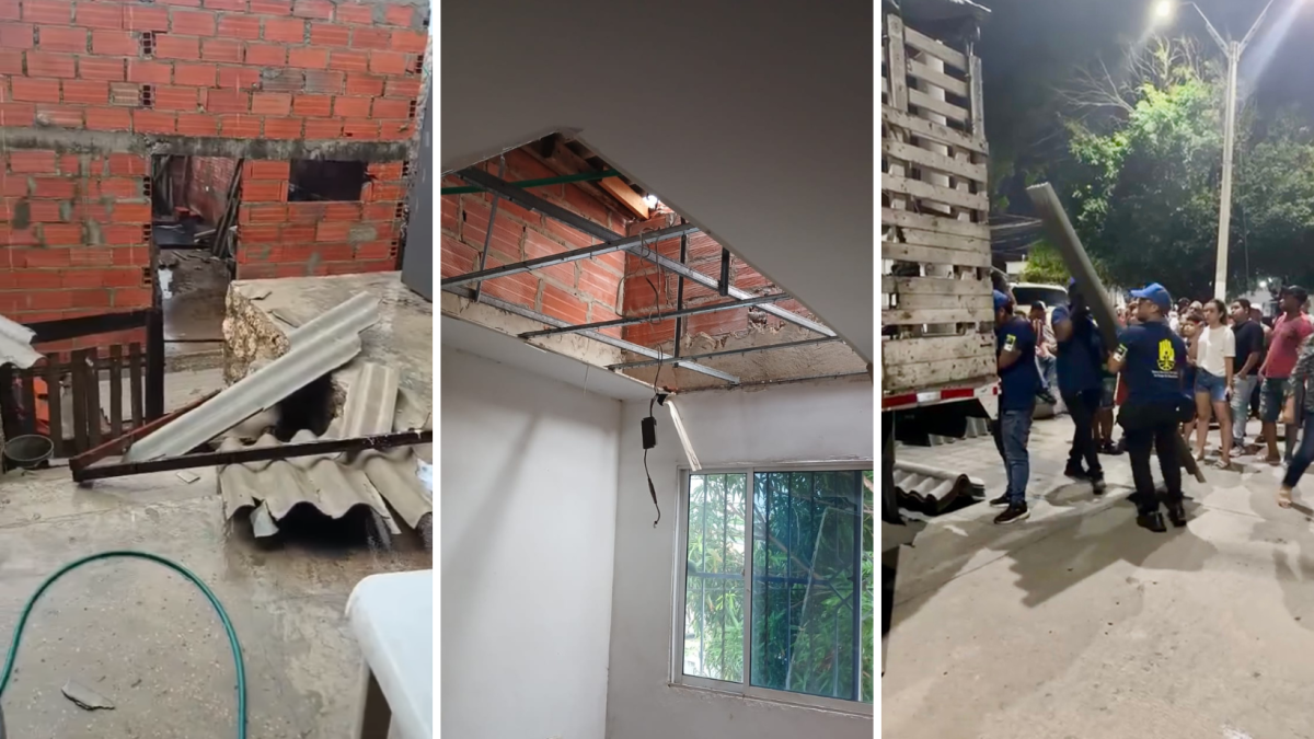 Razado normal los techos de docenas de hogares y genera miedo en el sureste de Barranquilla

 – Tinta clara