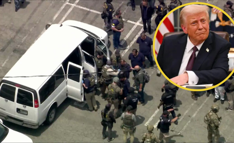 Trump desata la crisis en California con redadas migratorias y la Guardia Nacional – 

 – Tinta clara
