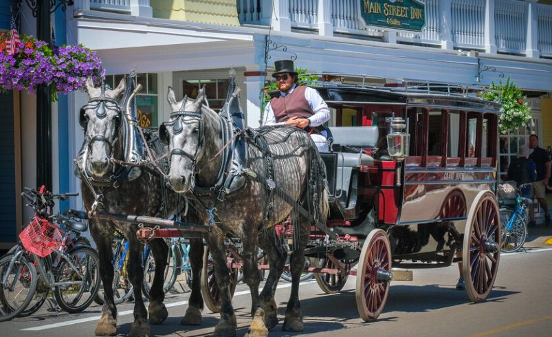 Hay una isla que ha estado prohibiendo autos durante más de un siglo y continúa usando caballos. Y le está yendo bastante bien

 – Tinta clara