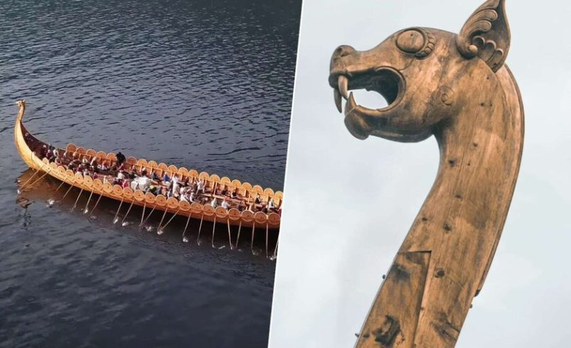 Hace 150 años encontramos muchos remaches en un montículo funerario. Resultó ser el barco vikingo más grande de Noruega

 – Tinta clara