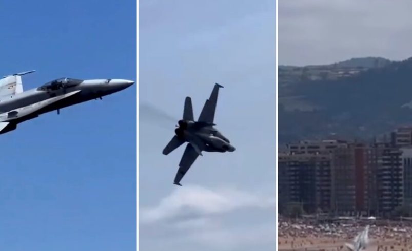 El repentino giro de este F -18 de la Fuerza Aérea dejó a Gijón sin palabras. Ahora sabemos exactamente por qué sucedió

 – Tinta clara
