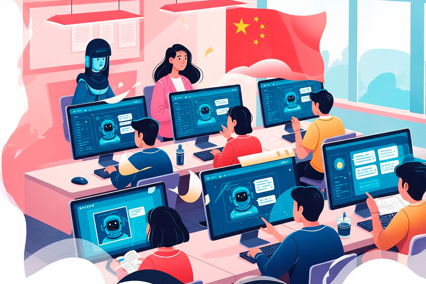 Mientras que en Occidente seguimos discutiendo si usar en clase, China quiere que los estudiantes lo usen cada vez más

 – Tinta clara