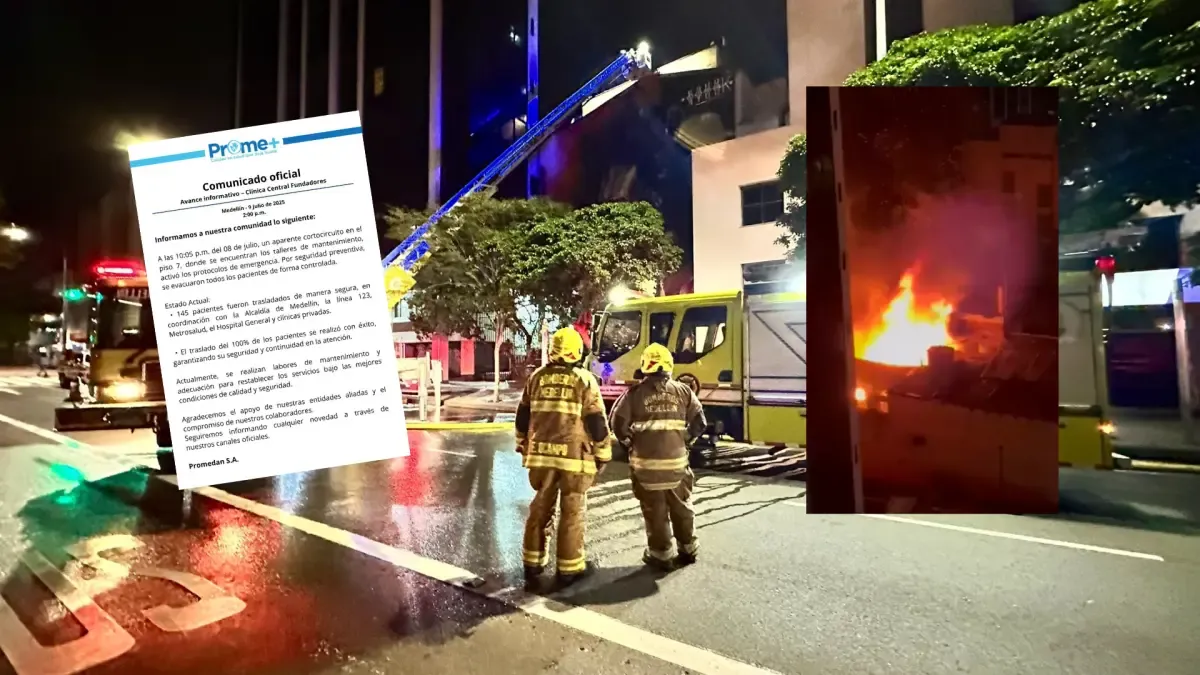 Los fundadores de Medellín se pronuncian después del fuego estructural; Primera teoría revelada sobre las causas

 – Tinta clara