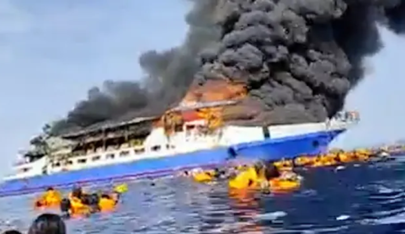 Fuego en el ferry KM Barcelona VA – 20 de julio de 2025

 – Tinta clara