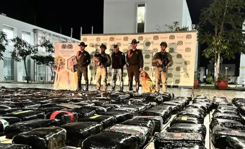 La carga está valorada en 3.500 millones de pesos; Se enviaría al centro del país

 – Tinta clara