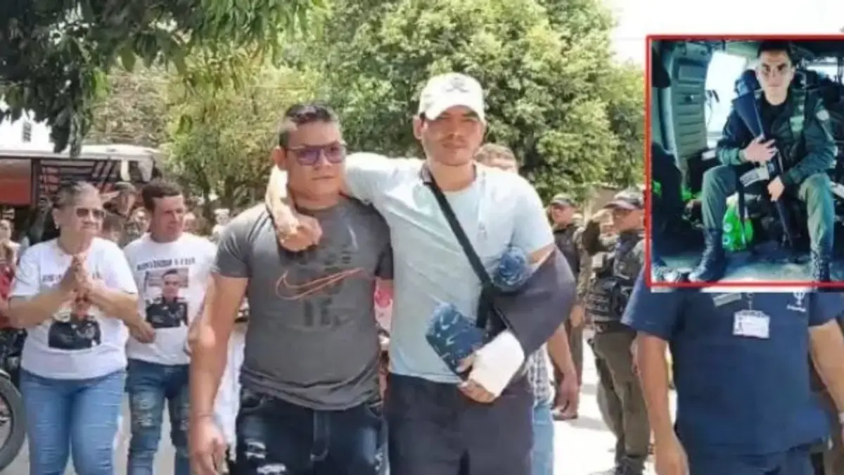 El patrullero sobreviviente relata el «milagro» que lo salvó en el ataque al helicóptero de la policía en Amalfi, Antioquia

 – Tinta clara