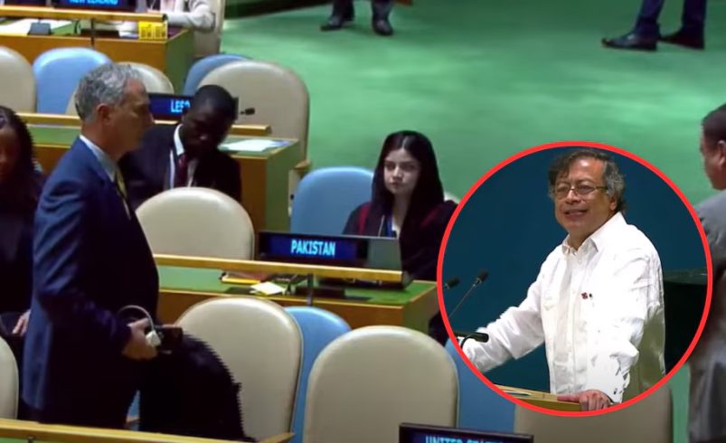 La delegación estadounidense abandonó la ONU durante el discurso de Petro en Nueva York – 

 – Tinta clara