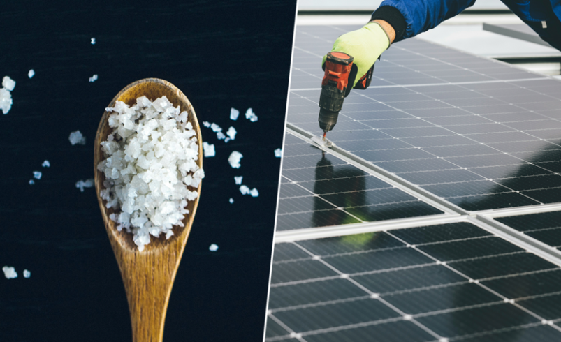 Cómo un poco de sal ha logrado superar la eficiencia de los paneles solares

 – Tinta clara