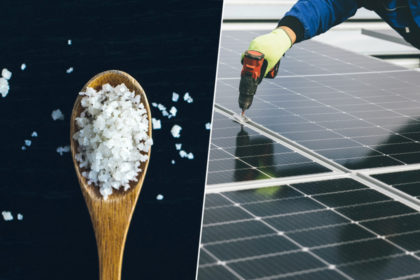 Cómo un poco de sal ha logrado superar la eficiencia de los paneles solares

 – Tinta clara