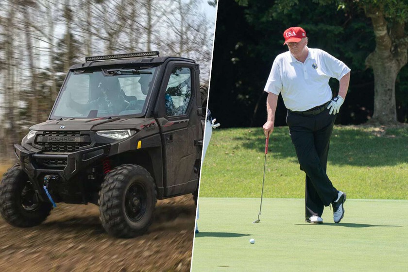 Protect Trump es un dolor de cabeza, por lo que el Servicio Secreto ha comprado un auto de golf blindado: el Golf Force One

 – Tinta clara
