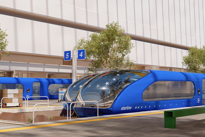 En el desarrollo completo de trenes en Europa, han elevado un ‘metro’ para unir capitales que es una fantasía. Literalmente

 – Tinta clara