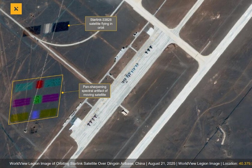 Era prácticamente imposible para un satélite «arruinar» la foto de otro satélite. Con Starlink ya va dos veces

 – Tinta clara