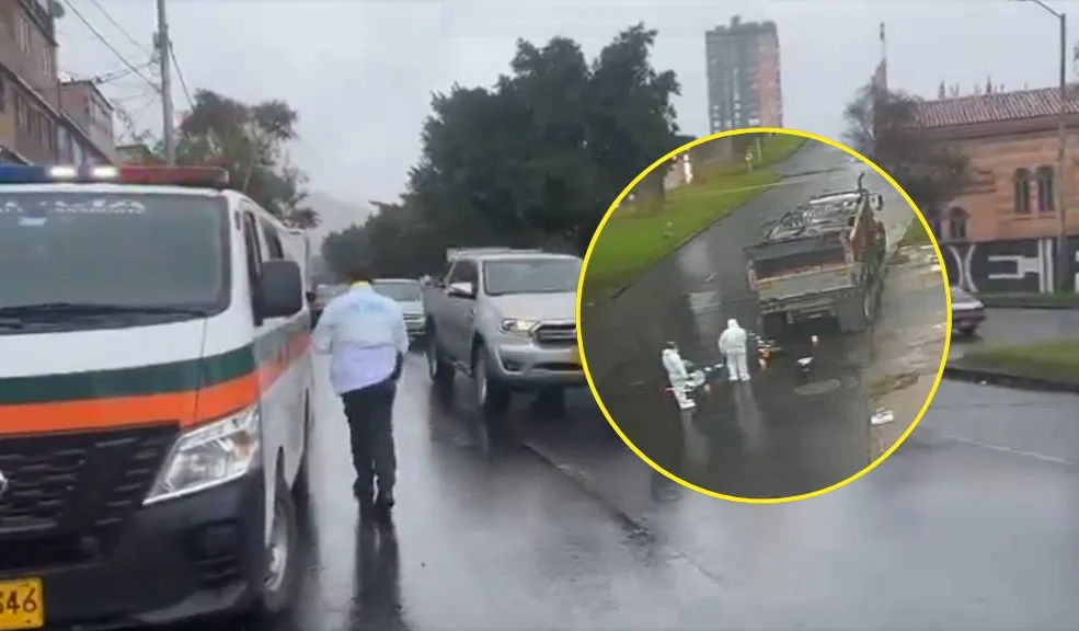 Biker murió en un fuerte choque contra un camión de volquete – 

 – Tinta clara