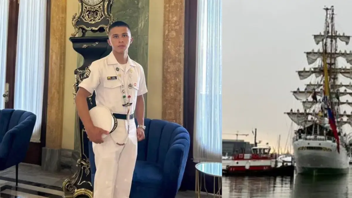 La versión aparece en lo que hubiera sucedido con Grumete de la Navy que cayó desde el barco Gloria hasta el río Magdalena y perdió la vida

 – Tinta clara